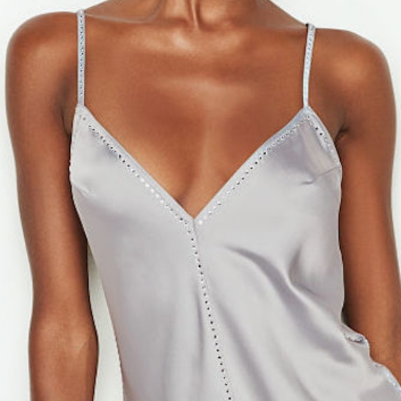 NEW Victoria's Secret Satin Crystal dress Lingerie - Picture 8 of 8